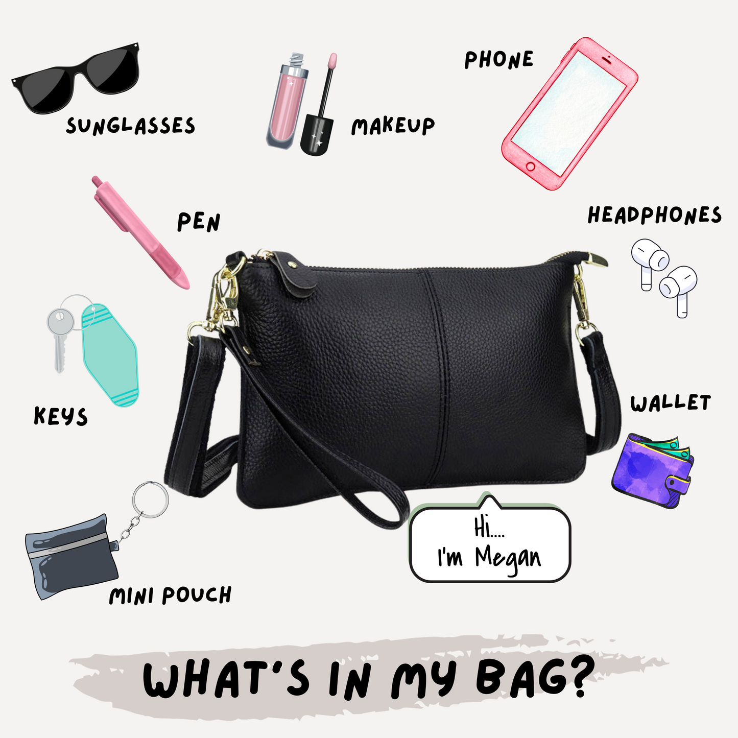 The Luxe Megan Clutch Crossbody