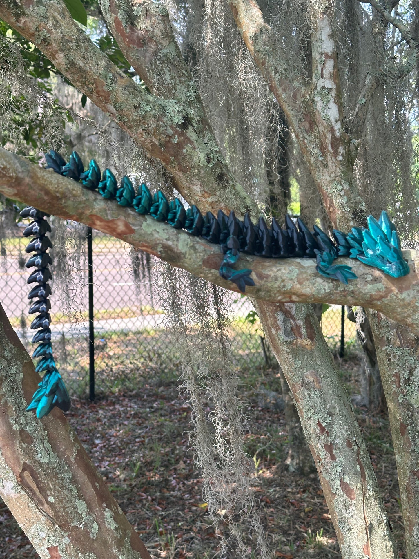 Large 3D Printed Articulated Dragon