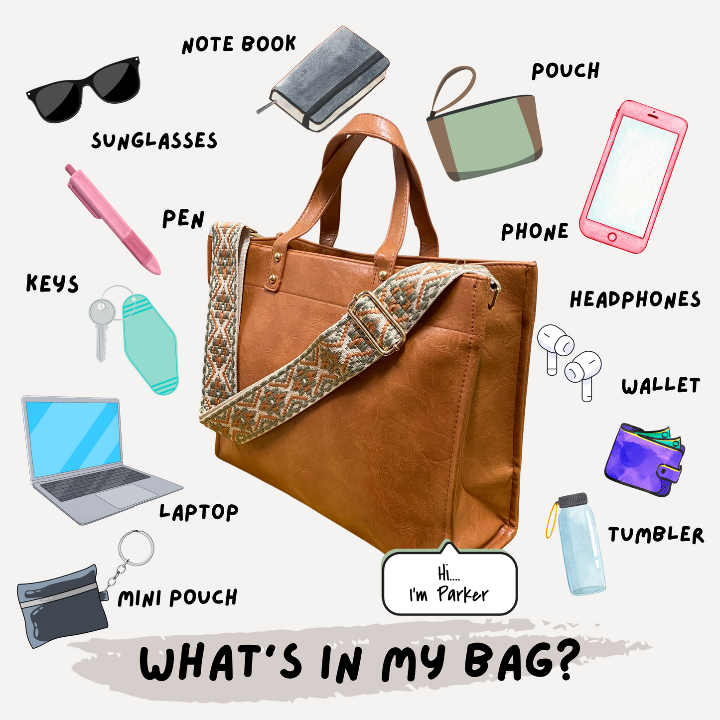The Parker - Laptop Tote Briefcase