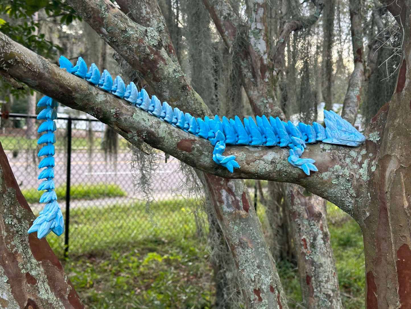 Large 3D Printed Articulated Dragon