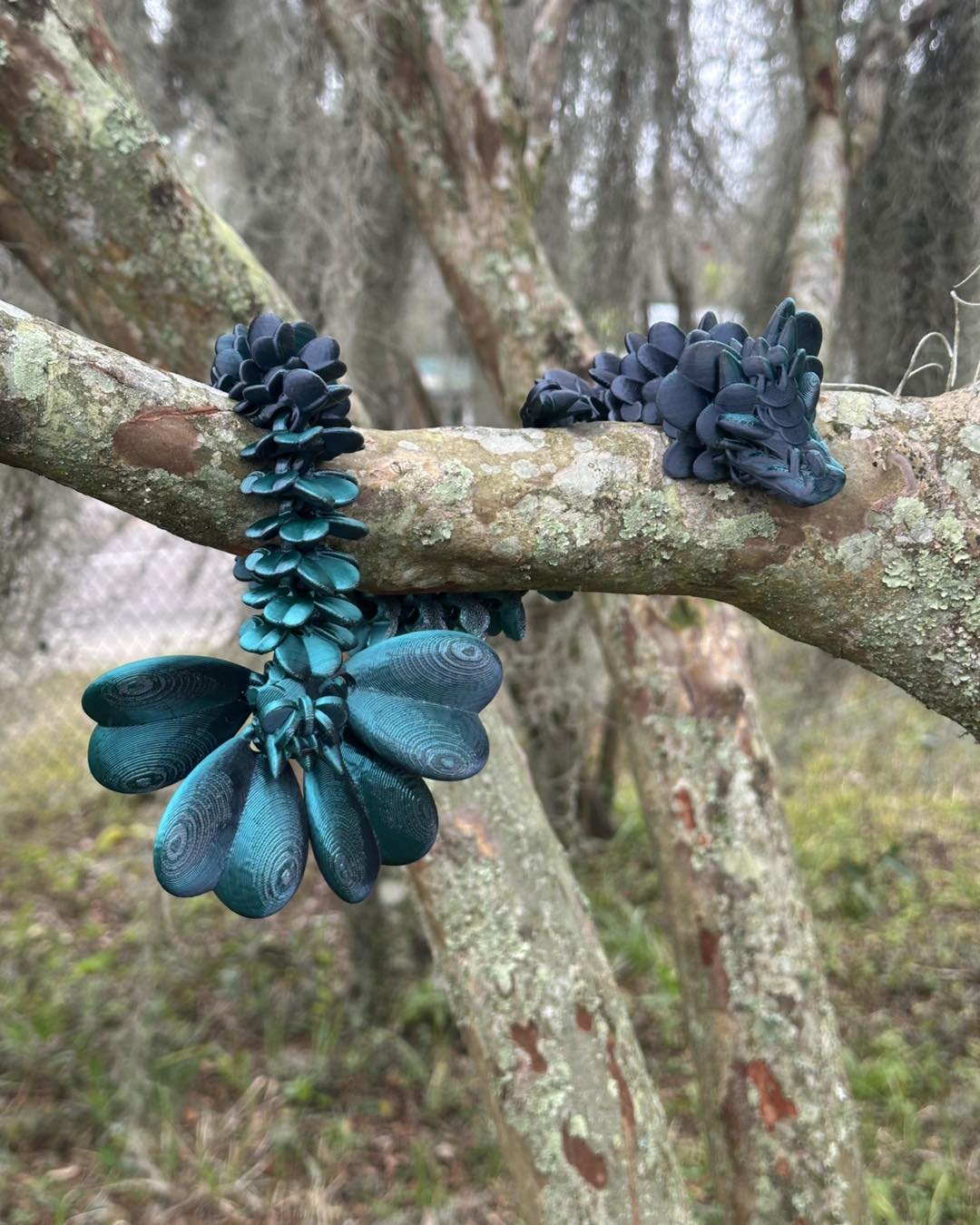 Large 3D Printed Articulated Dragon