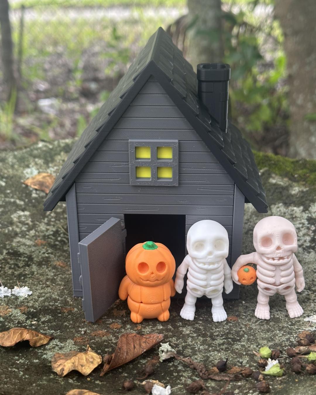 4" Haunted House Container