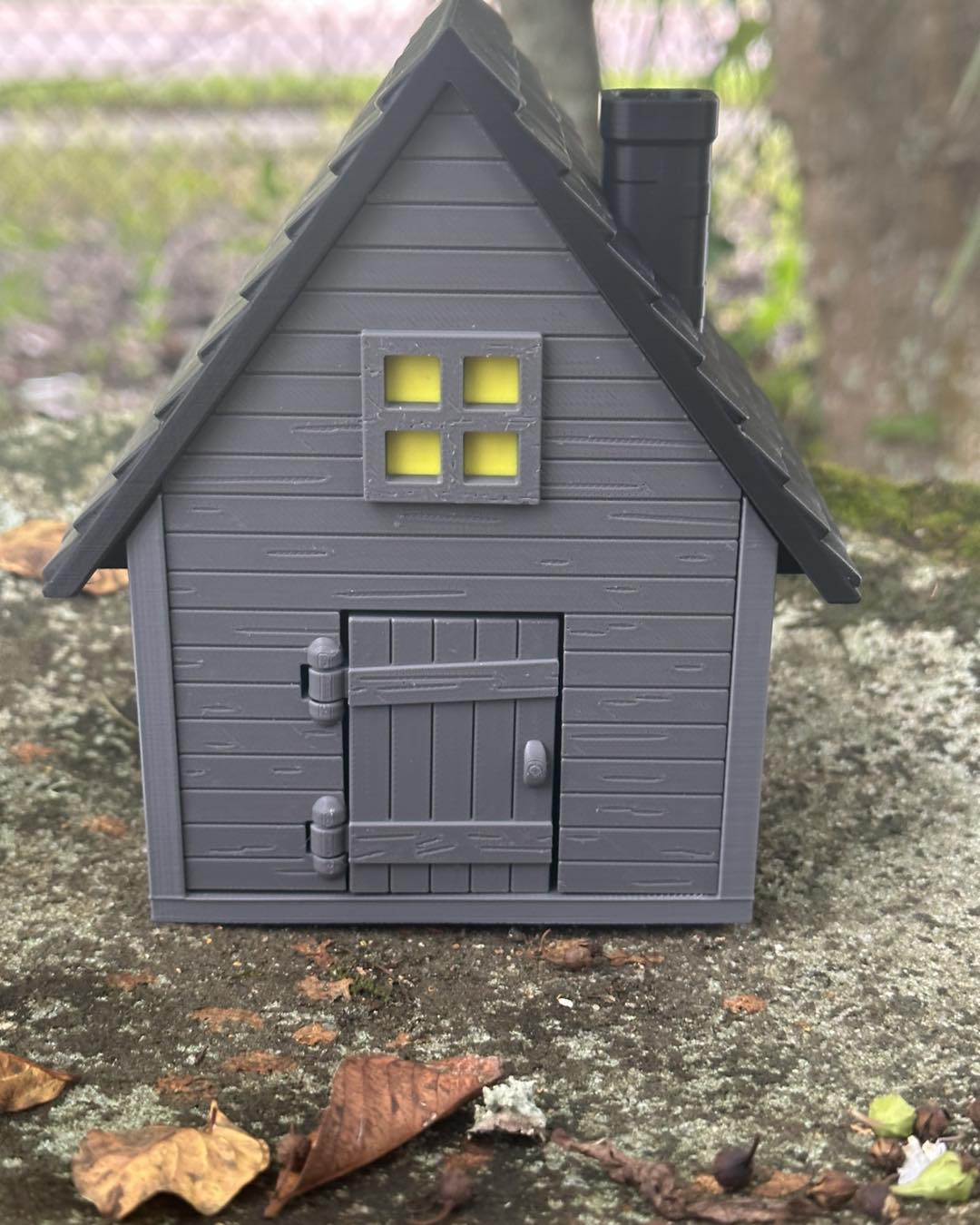 4" Haunted House Container