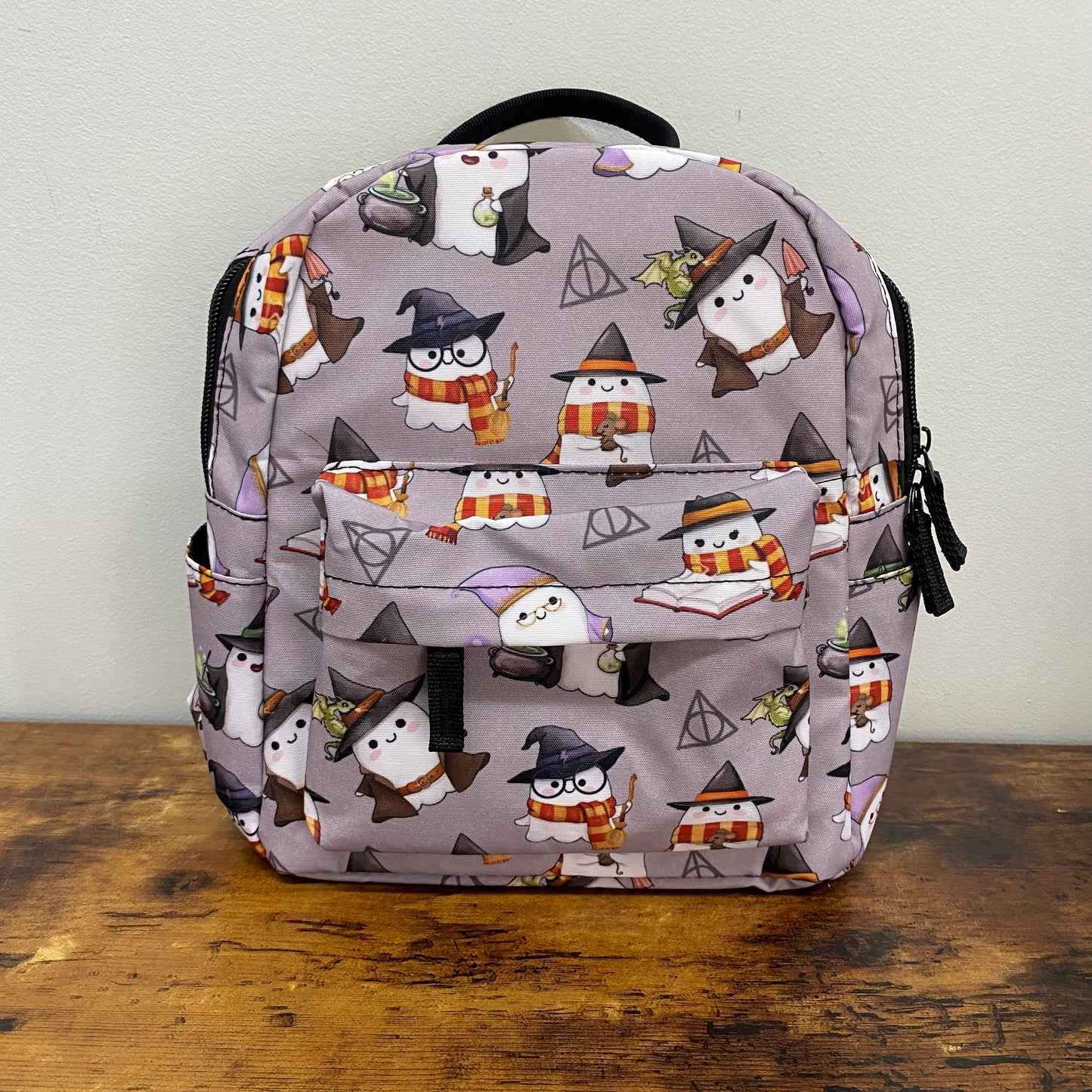 Magic Grey Ghost - Water-Resistant Mini Backpack