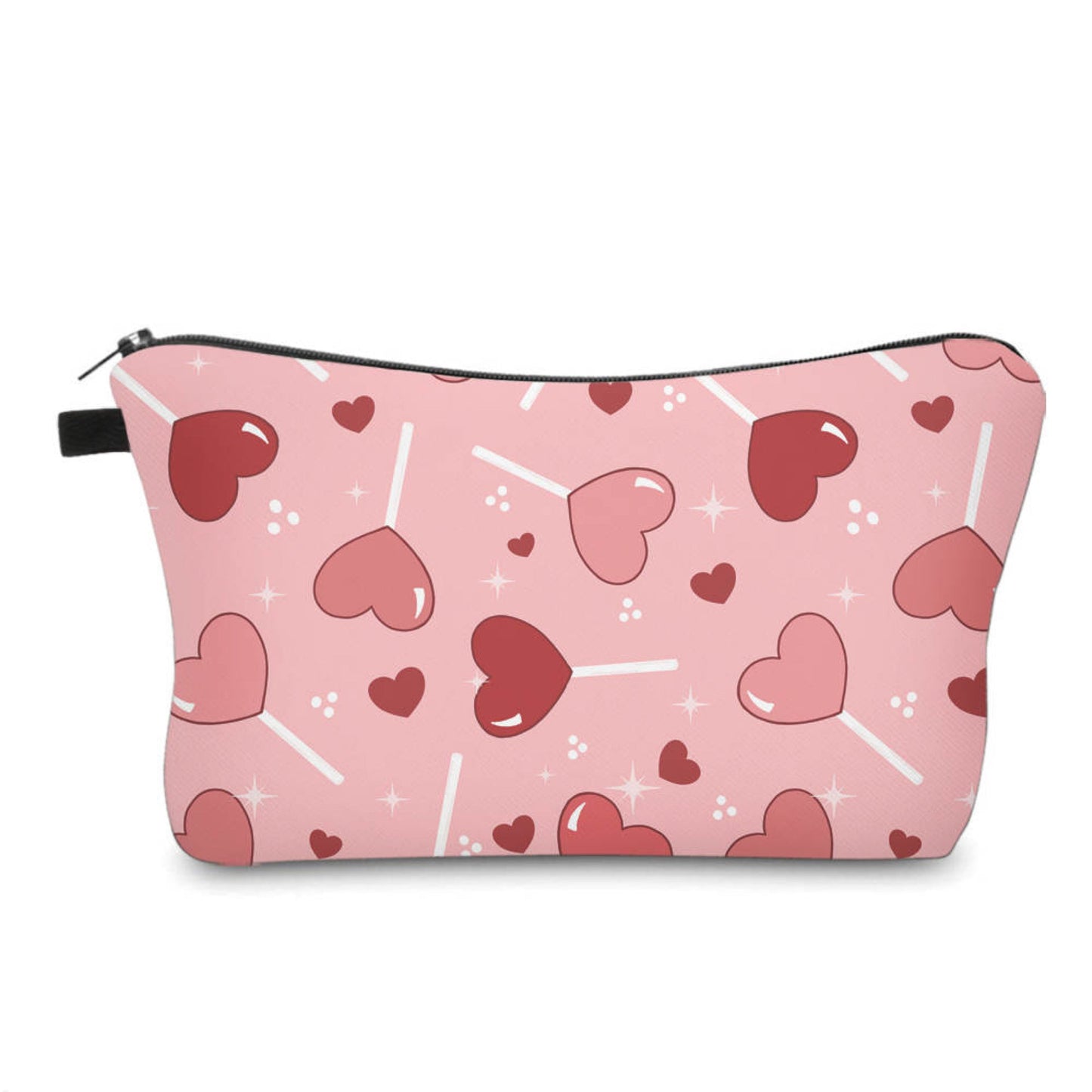 Heart Pink Lollipop - Water-Resistant Multi-Use Pouch
