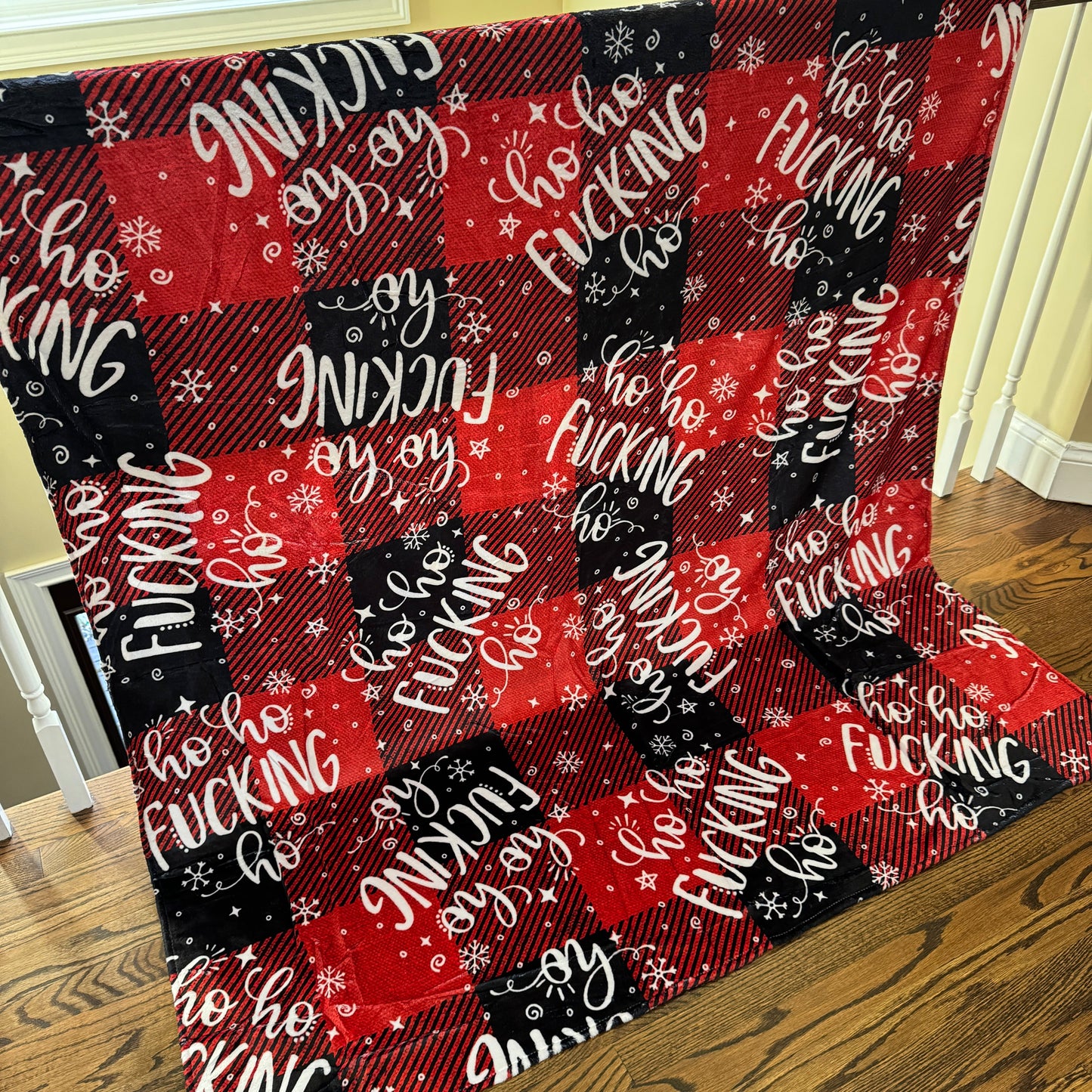 Blanket - Christmas - Ho Ho Effing Ho