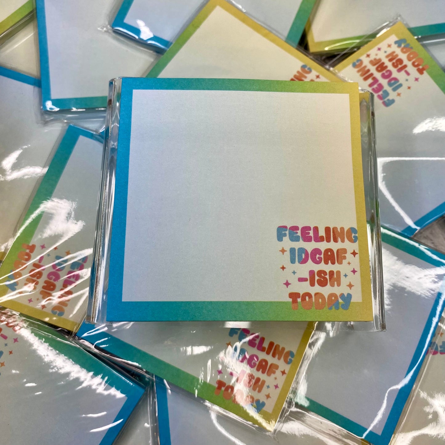 Feeling IDGAF-ish Today Sticky Stacks