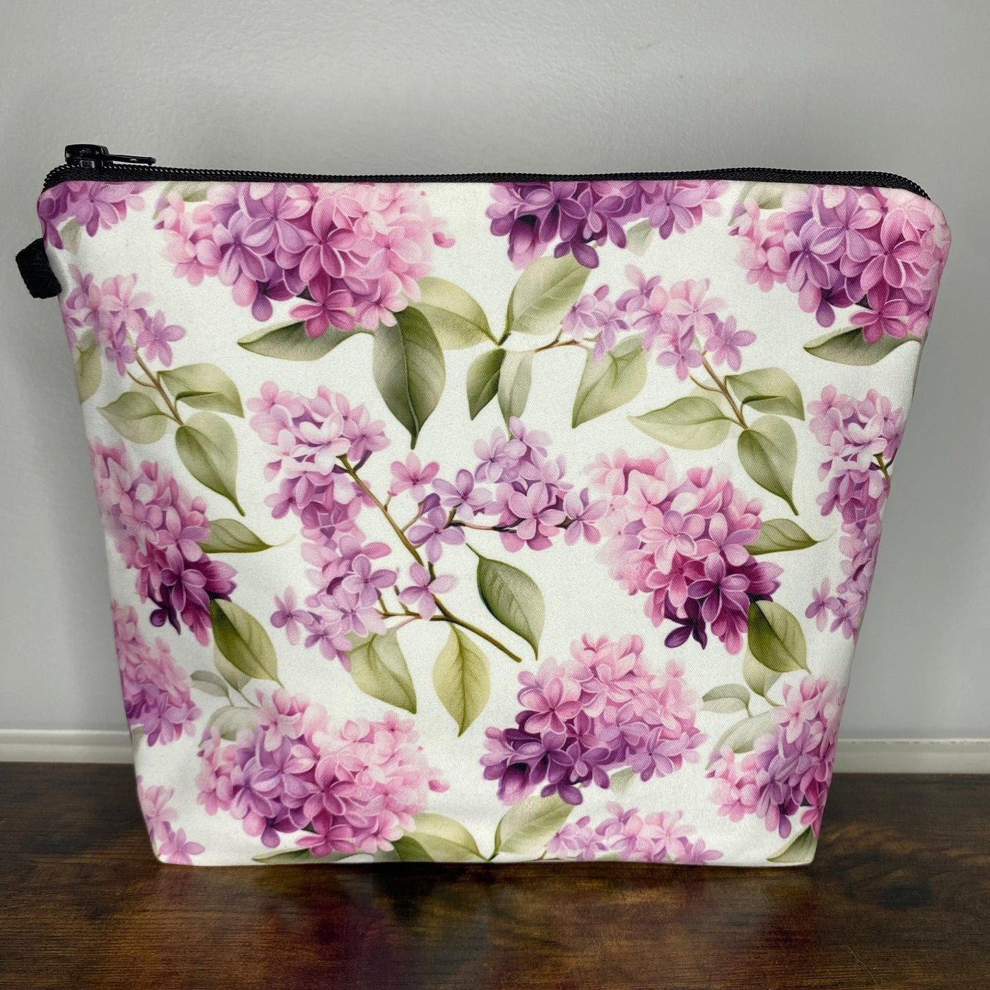 Purple Hydrangea - Water-Resistant Multi-Use XL Pouch