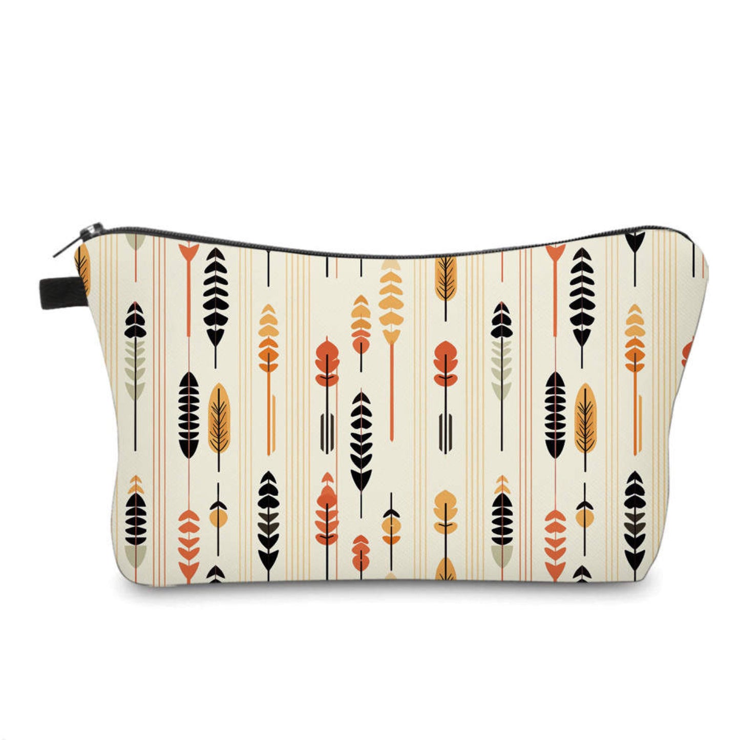 Feather Arrows Vertical Stripe - Water-Resistant Multi-Use Pouch