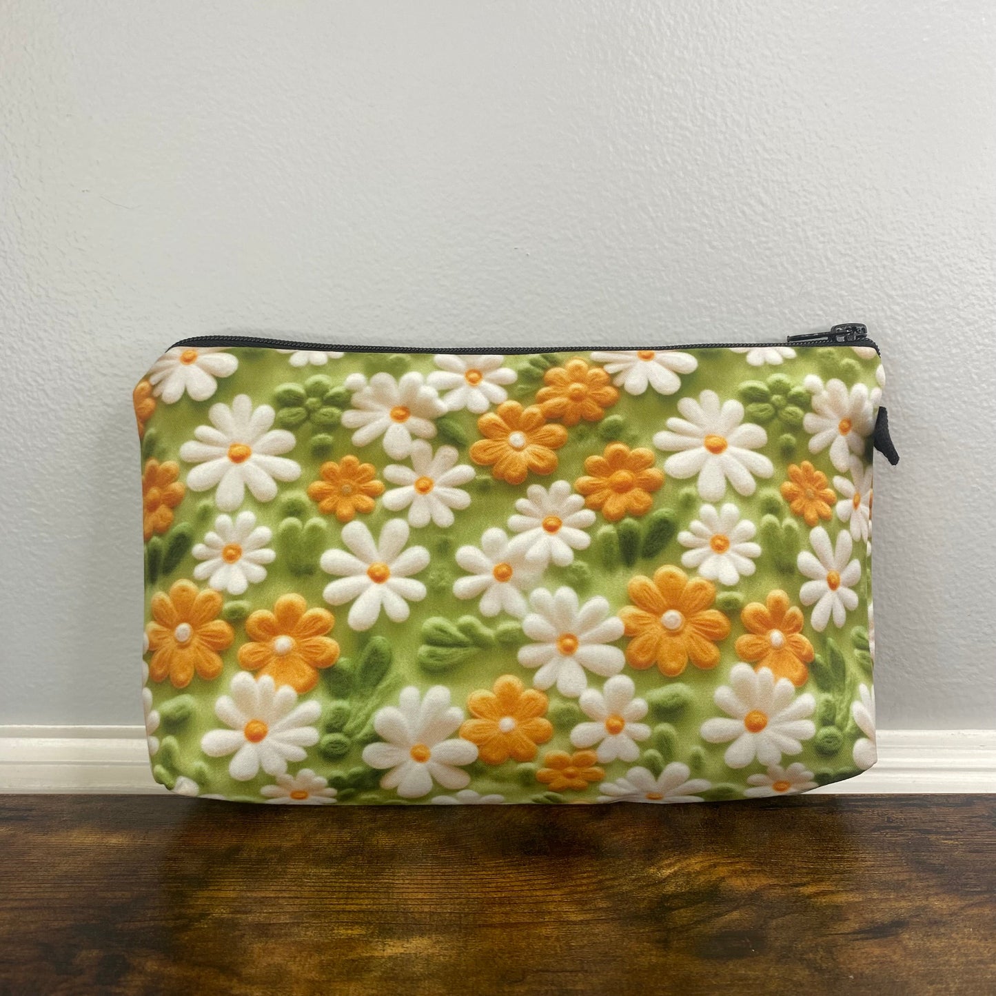 Felt Floral - Water-Resistant Multi-Use Pouch