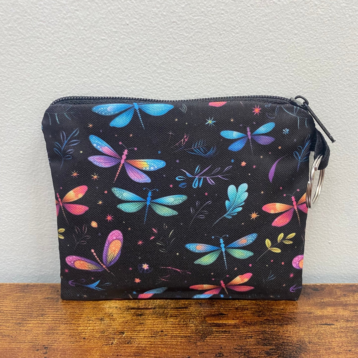 Dragonfly - Water-Resistant Mini Pouch w/ Keyring