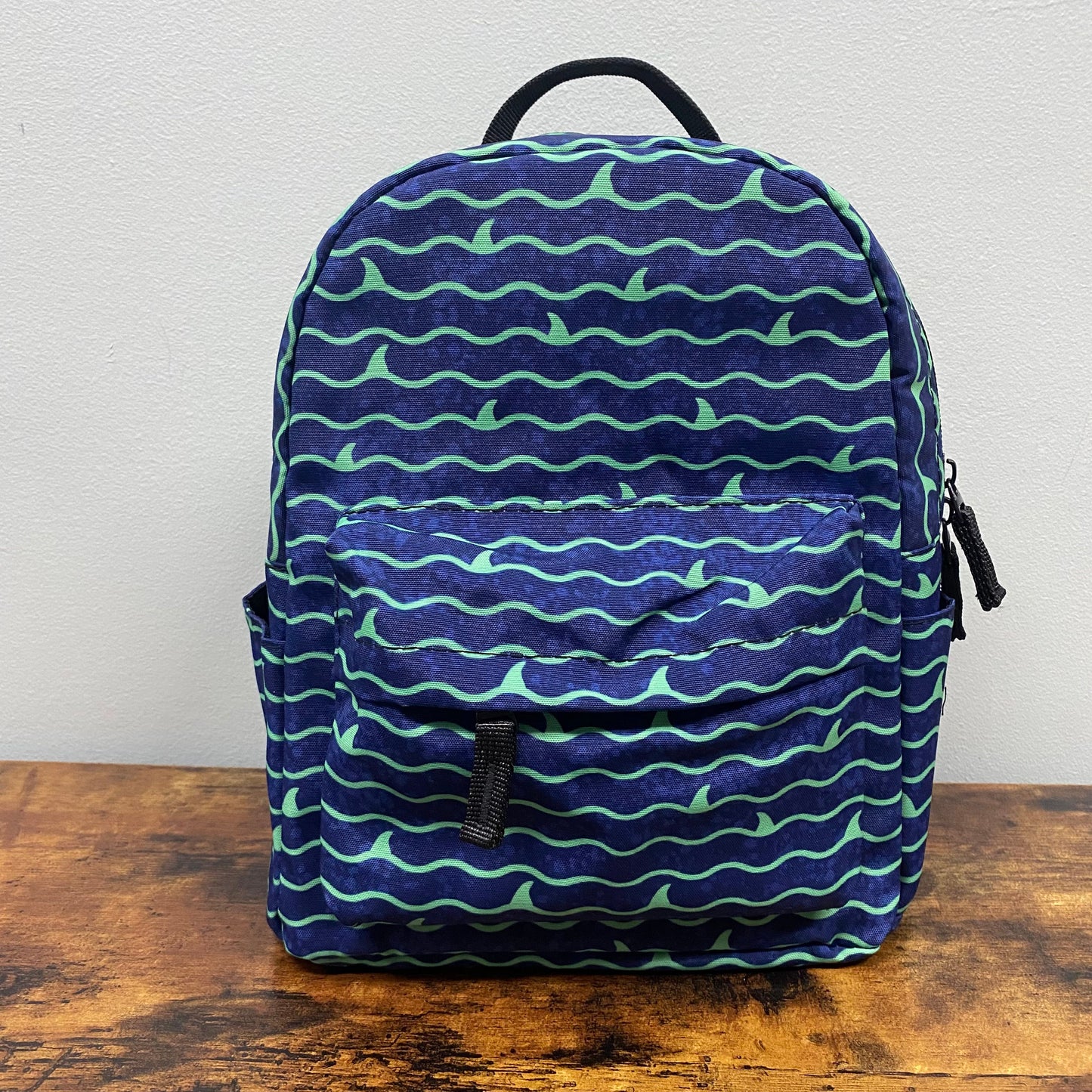 Sharks & Waves - Water-Resistant Mini Backpack