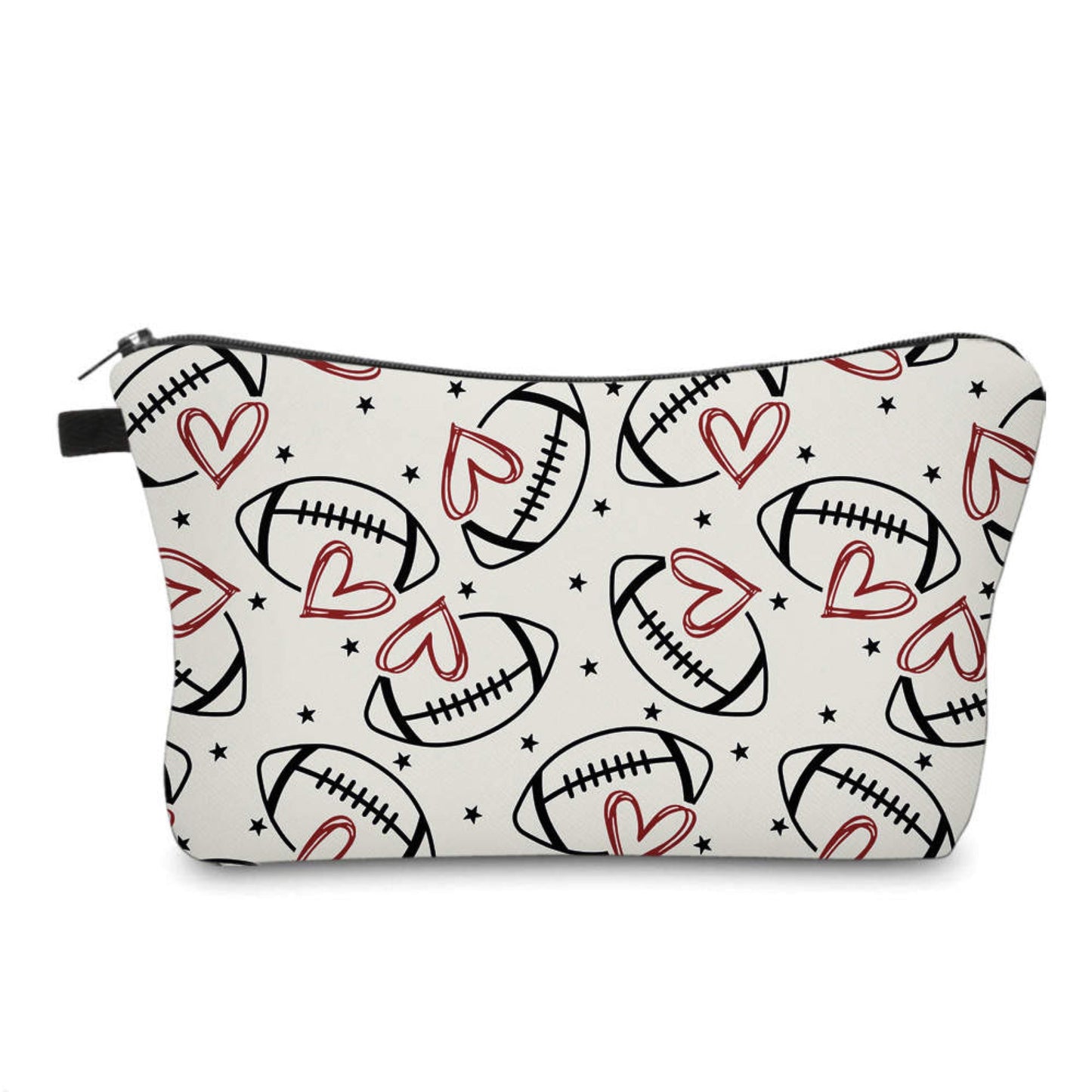Football Hearts - Resistant Mini Backpack & Pouches Set