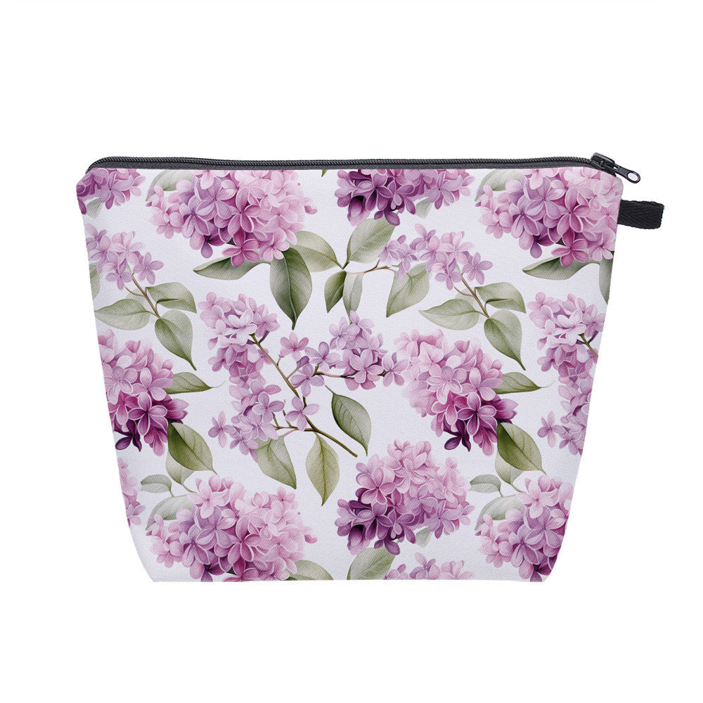 Purple Hydrangea - Water-Resistant Multi-Use XL Pouch