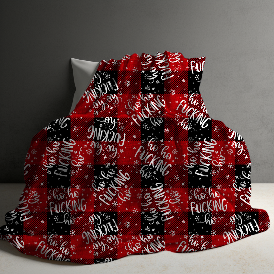 Blanket - Christmas - Ho Ho Effing Ho