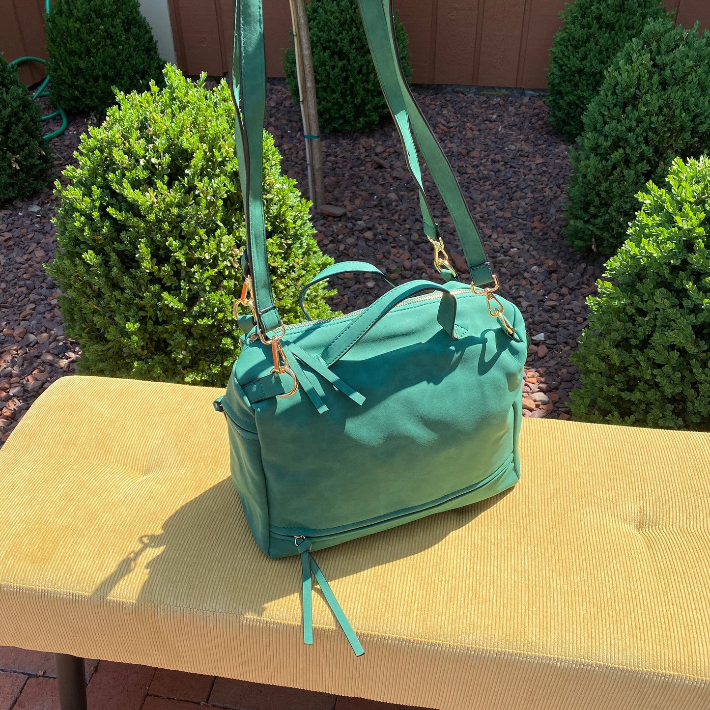 The Quinn Weekender Duffle - Faux Leather