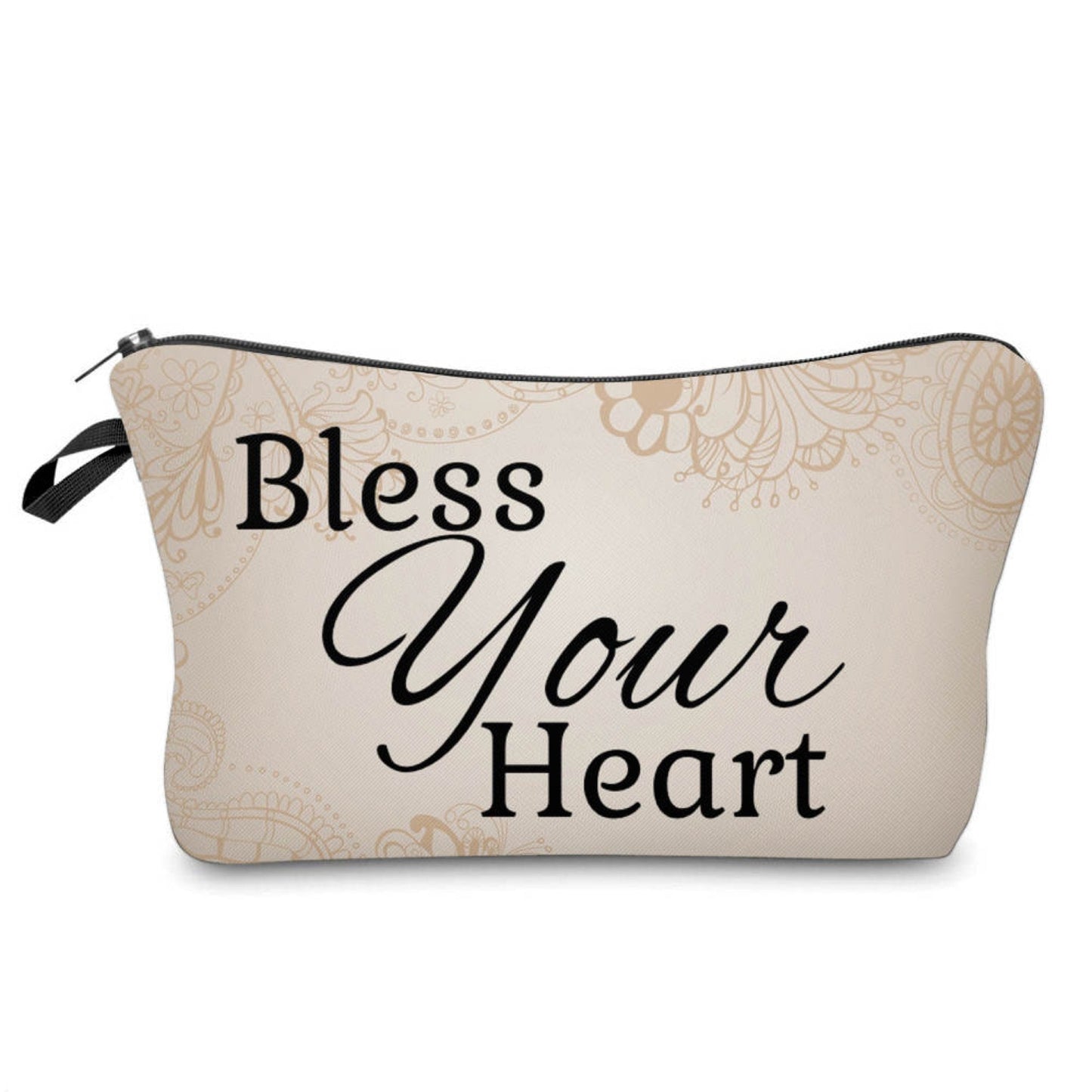 Bless Your Heart Floral- Water-Resistant Multi-Use Pouch