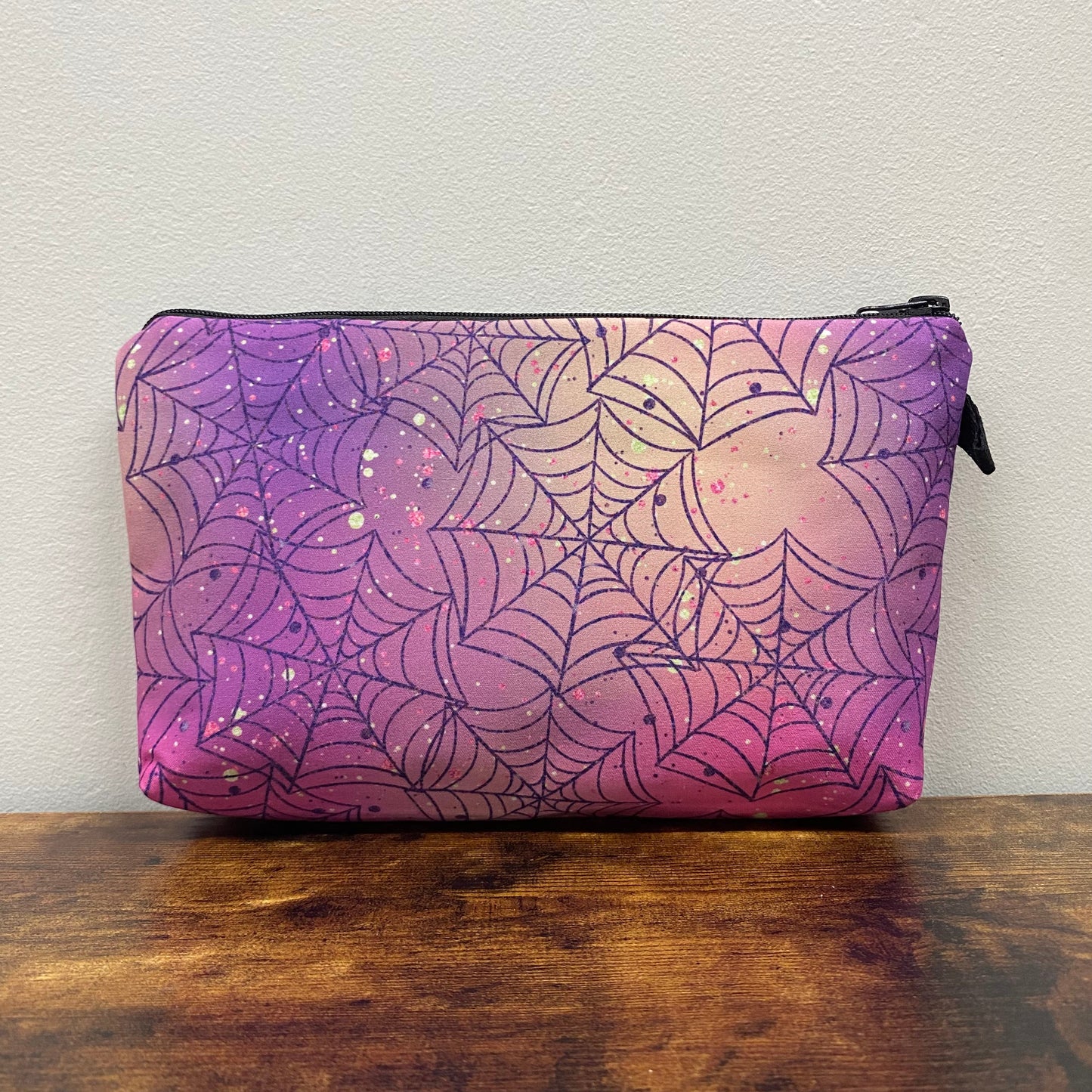 Purple Spider Web - Water-Resistant Multi-Use Pouch