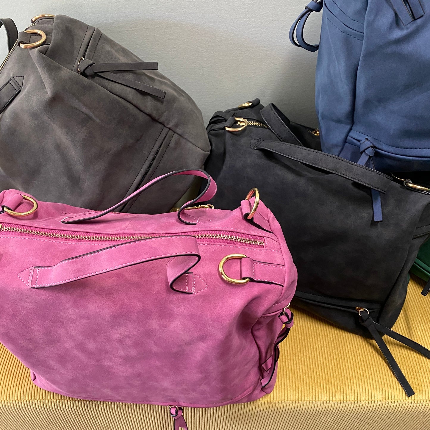 The Quinn Weekender Duffle - Faux Leather