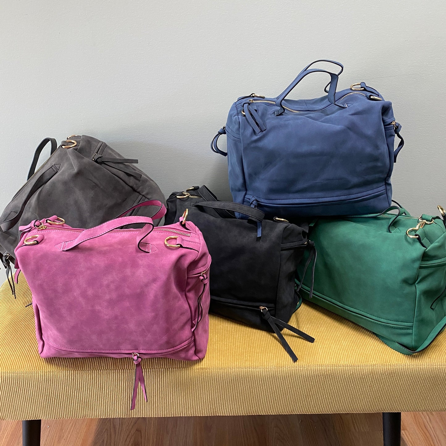 The Quinn Weekender Duffle - Faux Leather