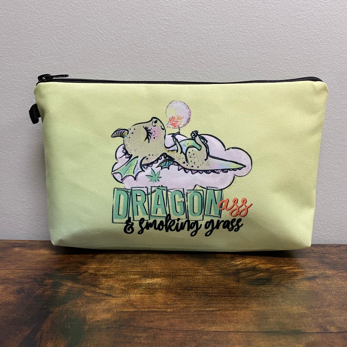 Dragon Ass & Smoking Grass - Water-Resistant Multi-Use Pouch