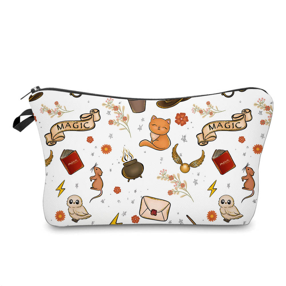 Magic White Background - Water-Resistant Multi-Use Pouch