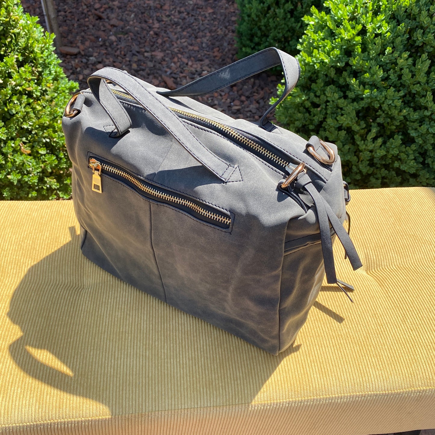 The Quinn Weekender Duffle - Faux Leather