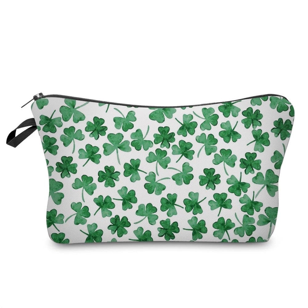 Shamrocks/Clovers - Water-Resistant Multi-Use Pouch