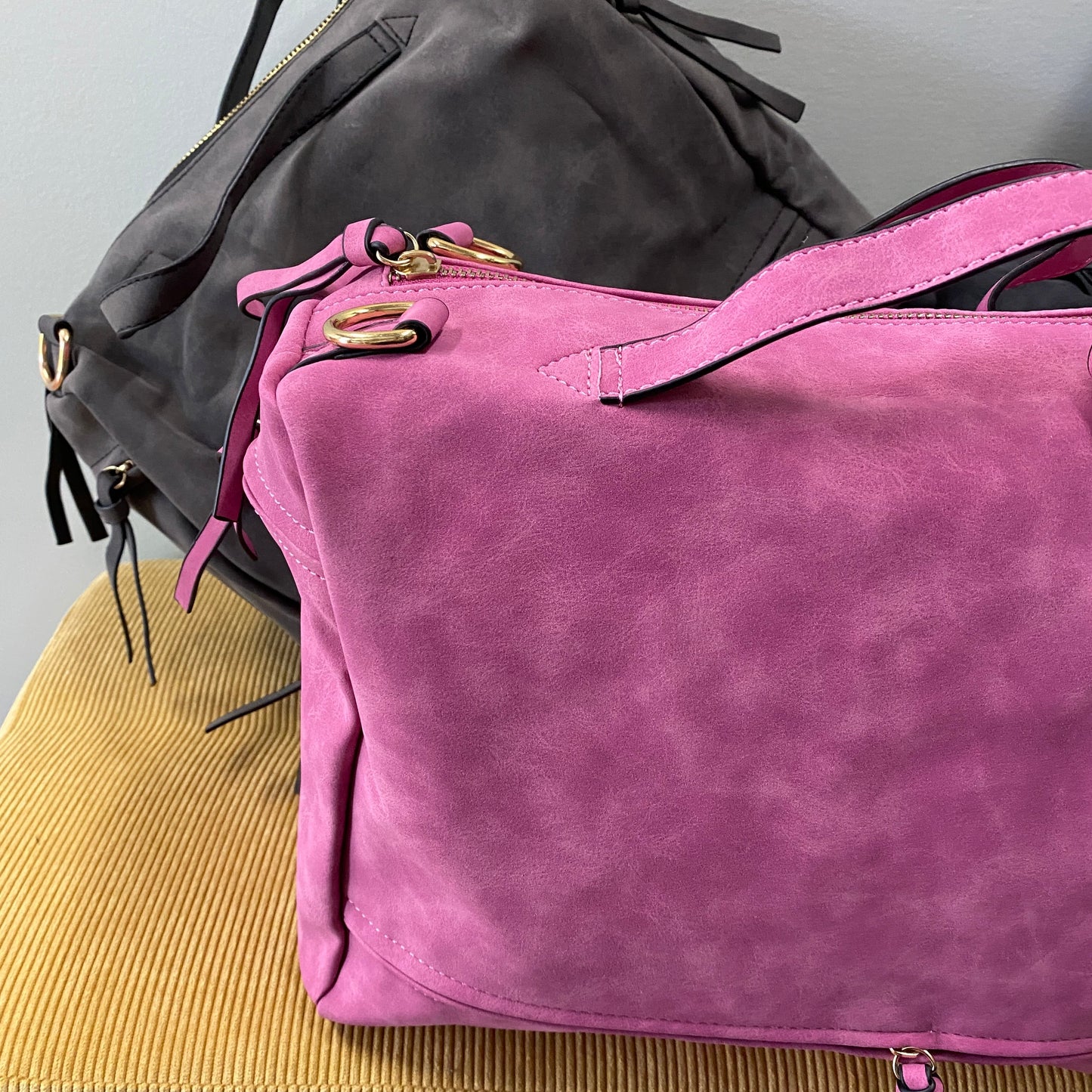 The Quinn Weekender Duffle - Faux Leather