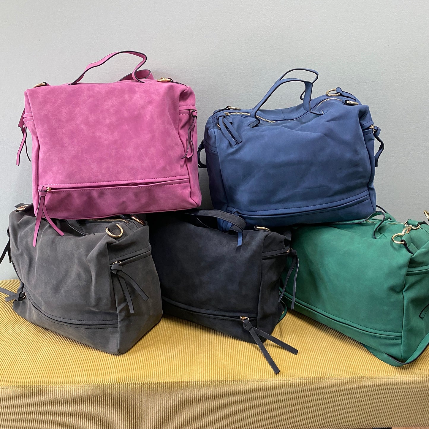 The Quinn Weekender Duffle - Faux Leather