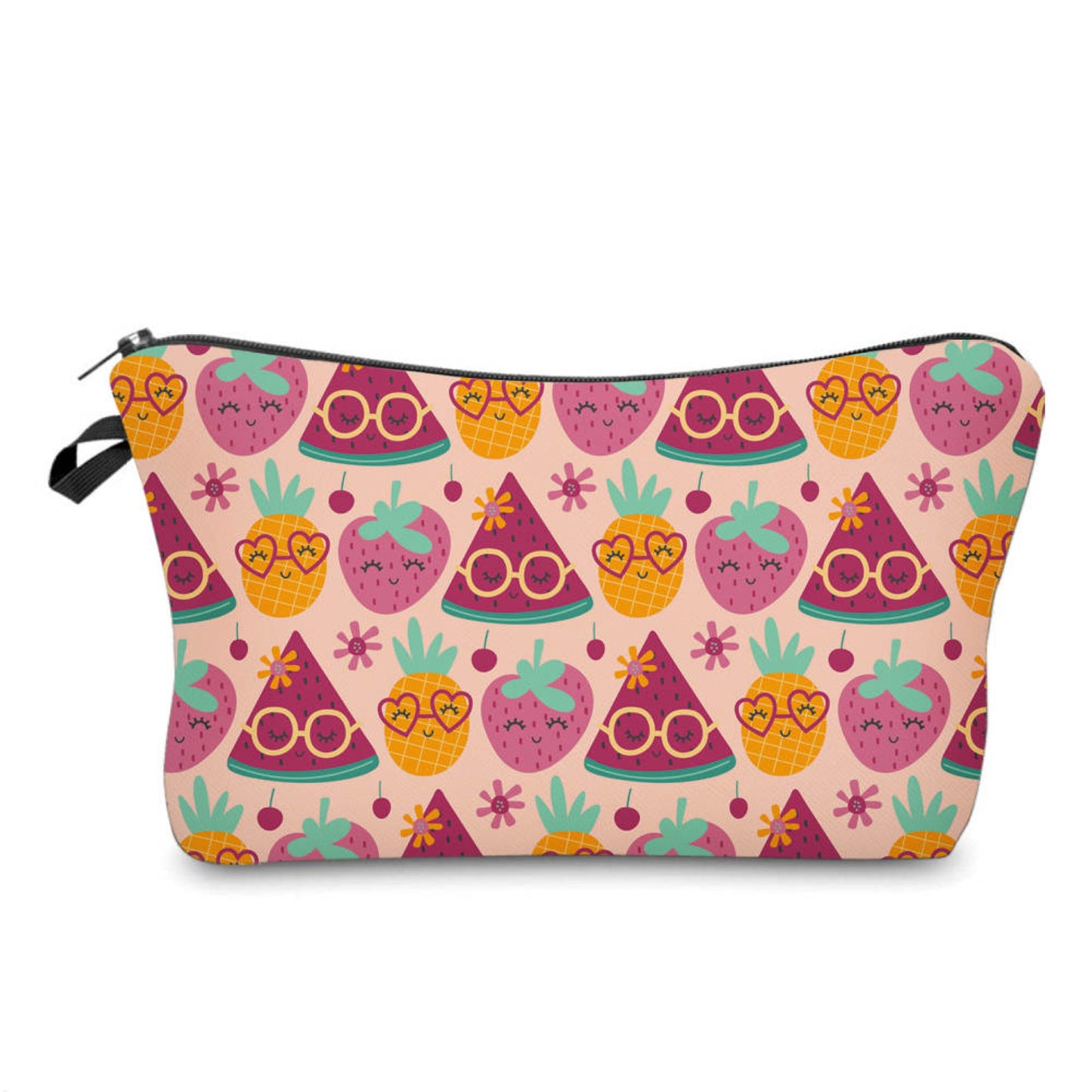 Watermelon Strawberry Pineapple Glasses - Water-Resistant Multi-Use Pouch