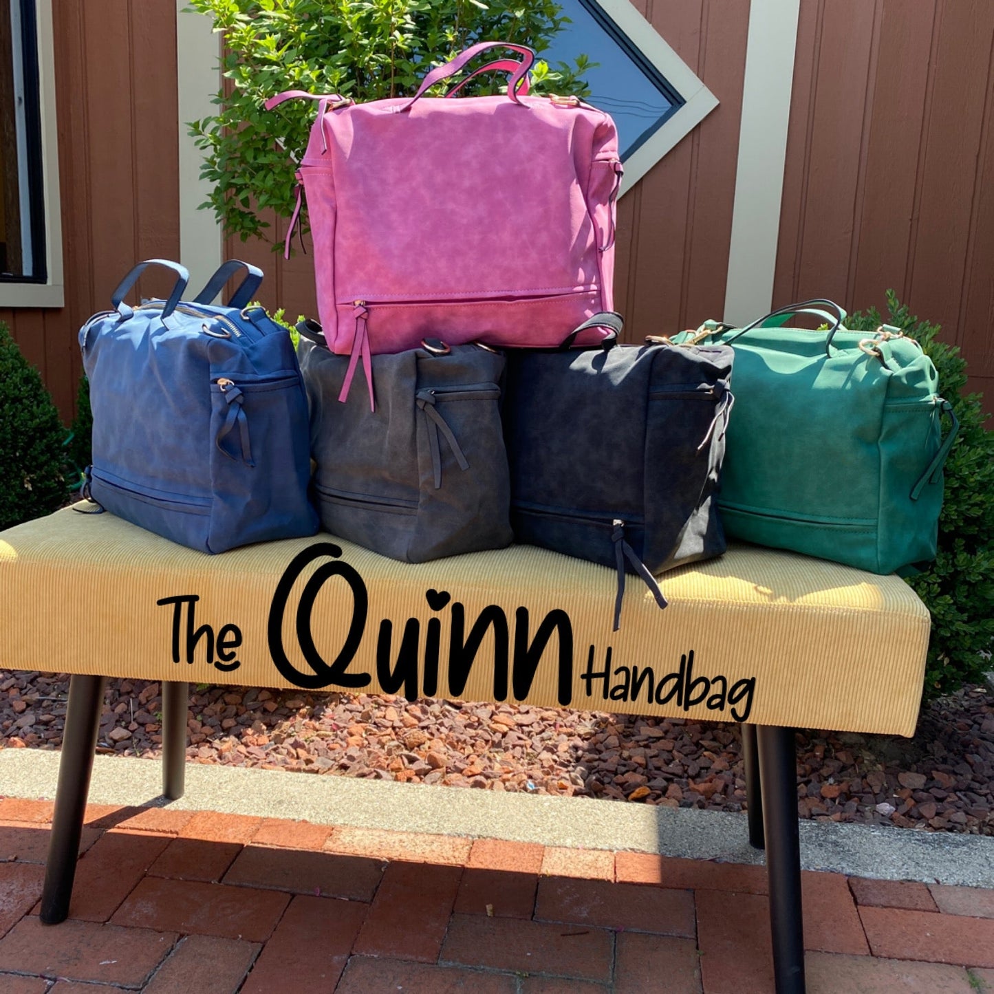The Quinn Weekender Duffle - Faux Leather