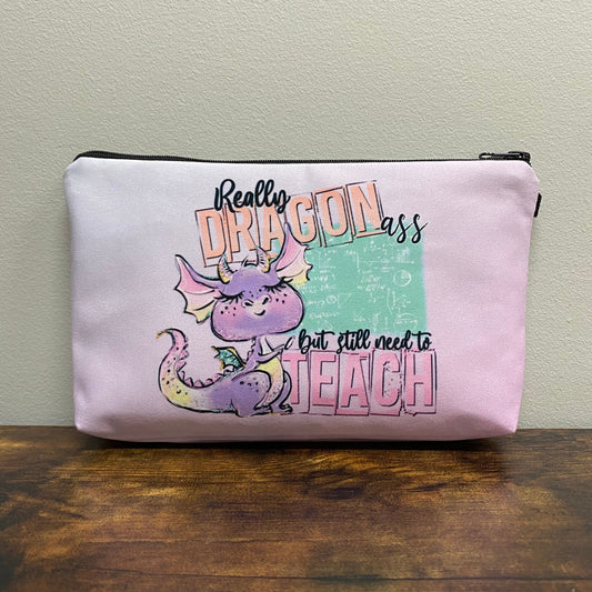 Dragon Ass Teach - Water-Resistant Multi-Use Pouch