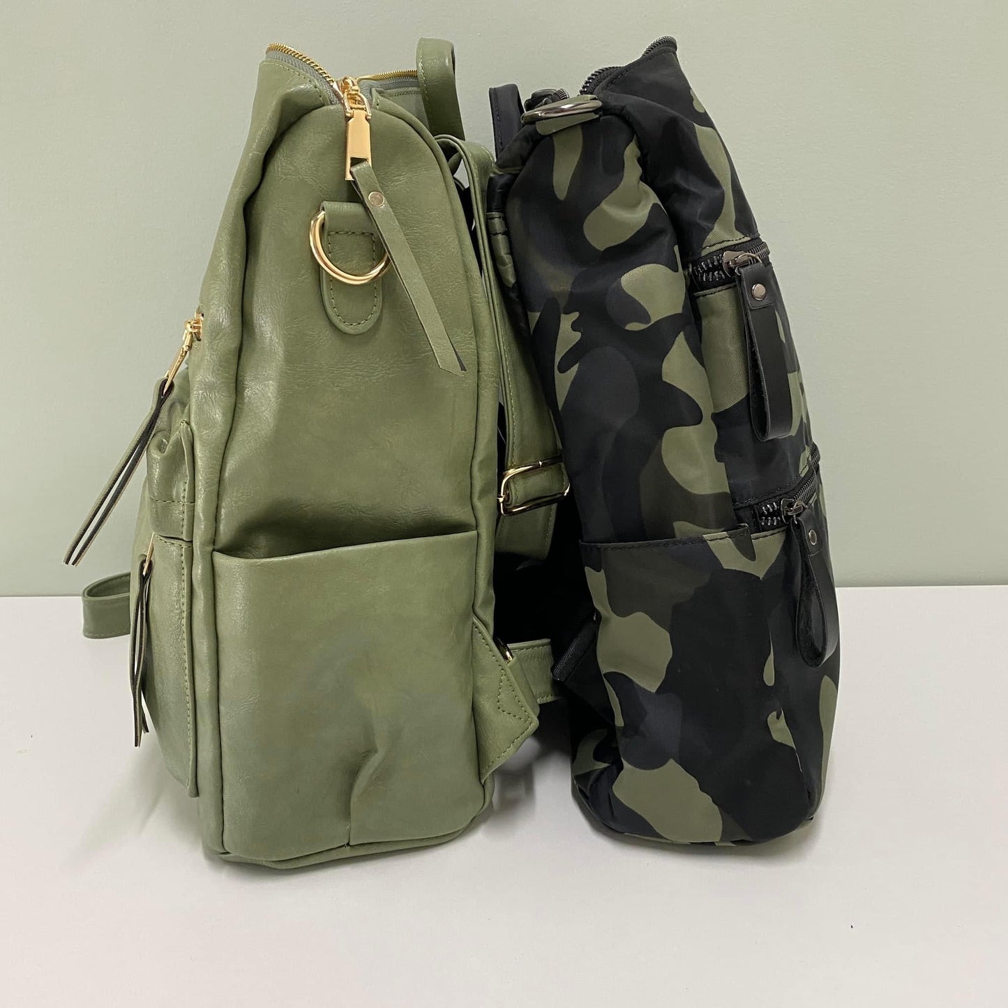 The Brooke Backpack - Olive