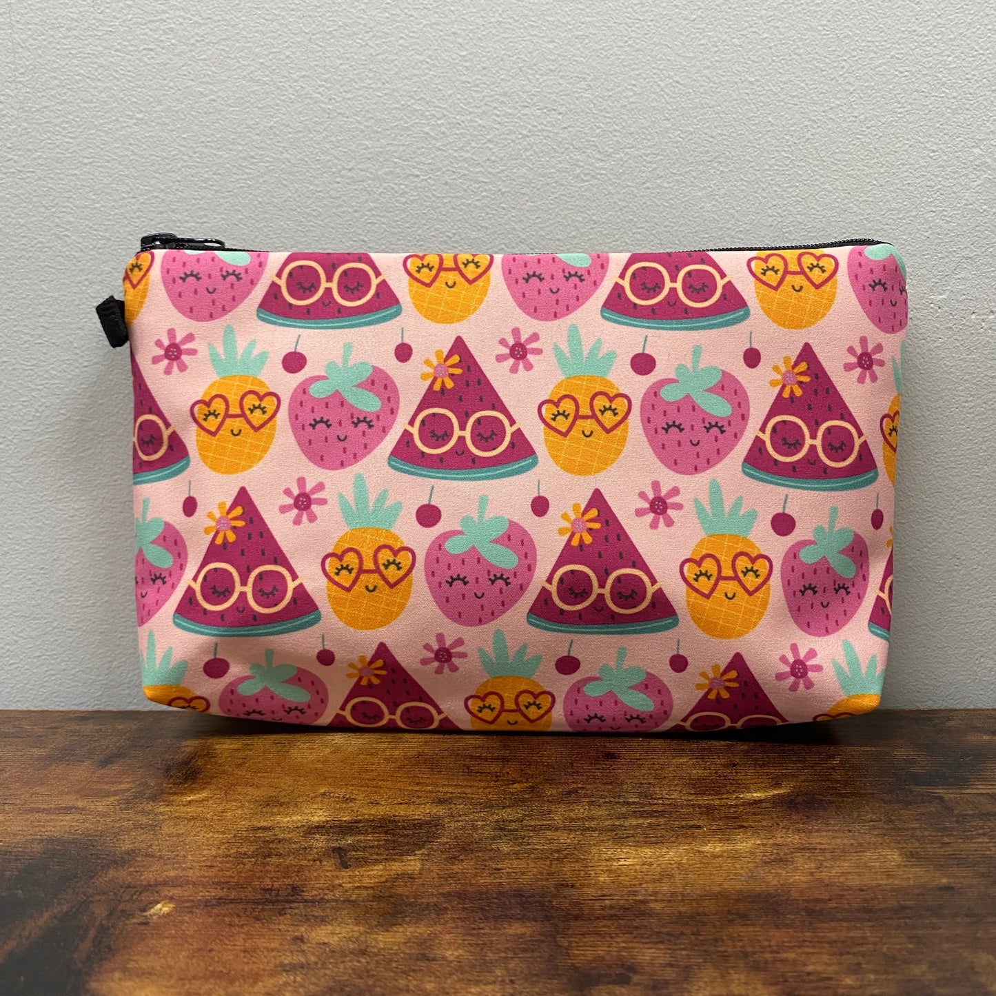 Watermelon Strawberry Pineapple Glasses - Water-Resistant Multi-Use Pouch