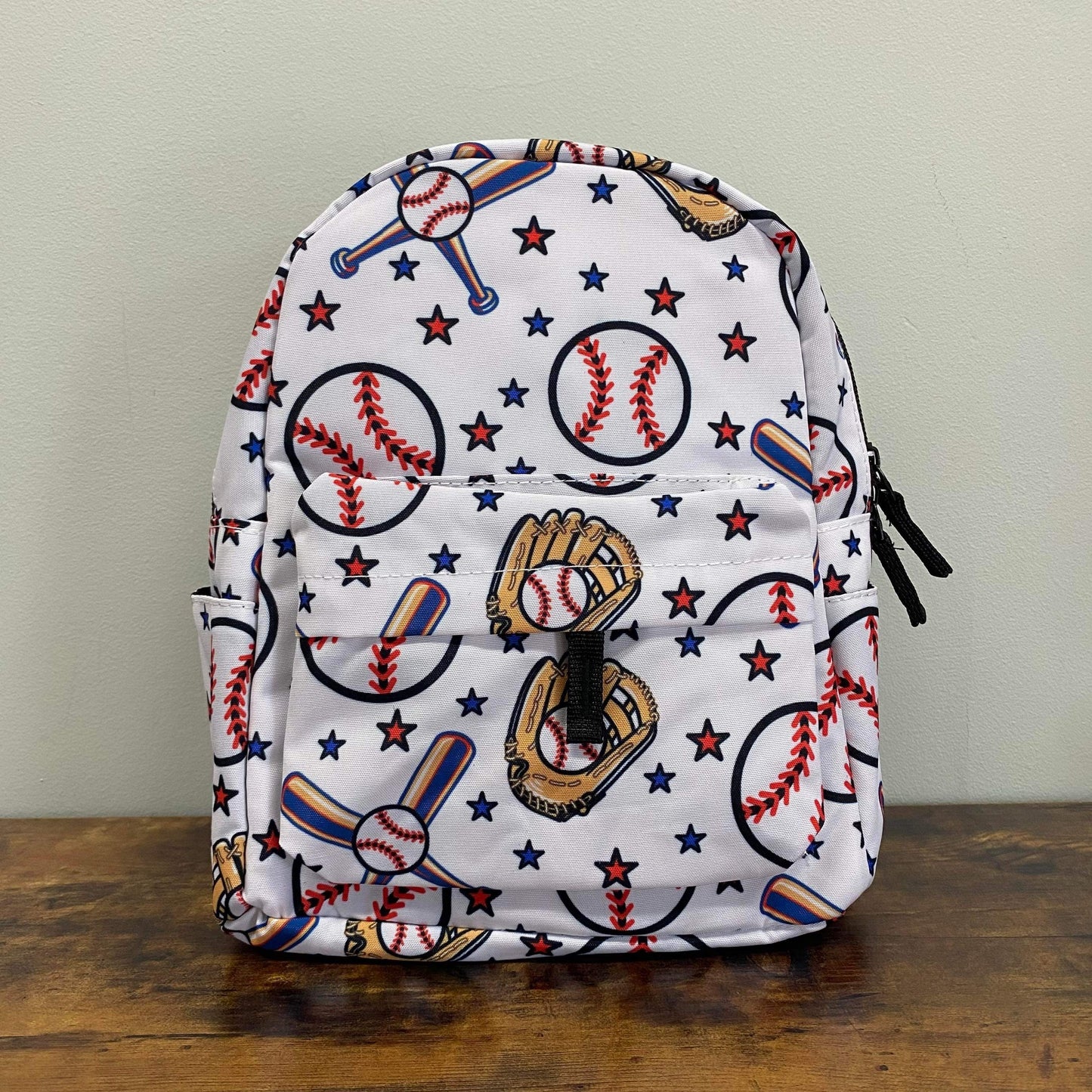 Baseballs & Bats - Water-Resistant Mini Backpack