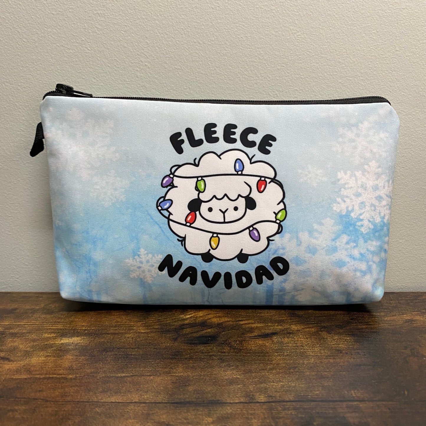Fleece Navidad - Water-Resistant Multi-Use Pouch
