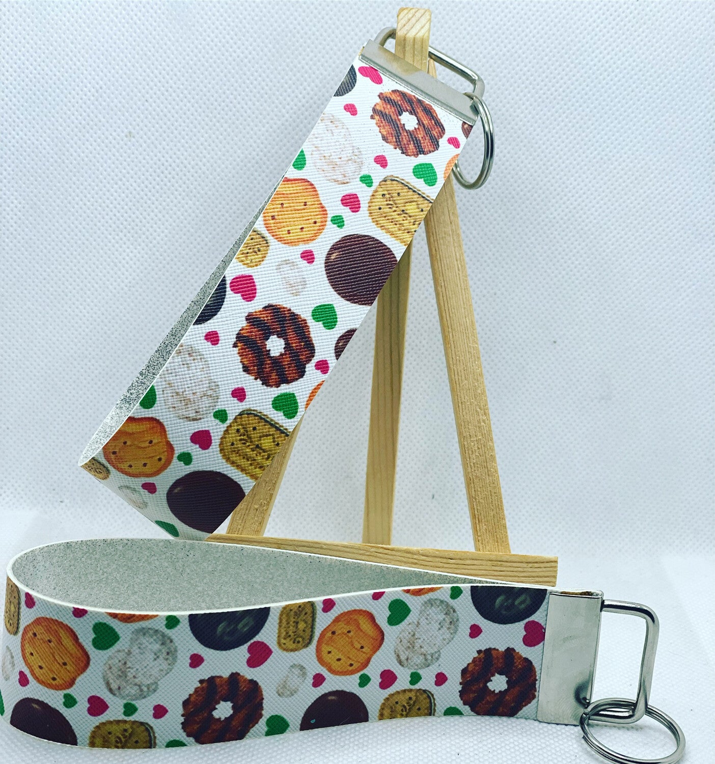 Cookies - Faux Leather Wristlet Keychain