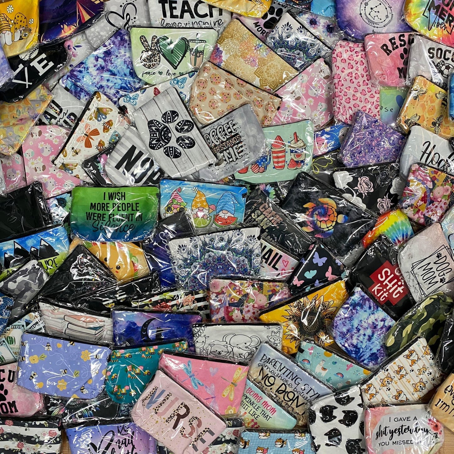 6 Mystery Water-Resistant Multi-Use Pouch Pack!