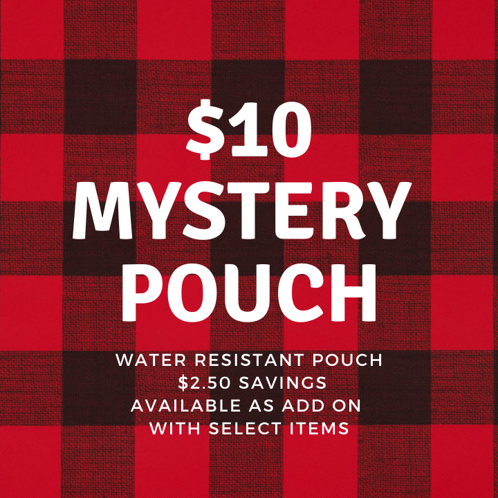 $10 MYSTERY Water Resistant Multi Use Pouch/Toiletry/Makeup Bag/Pencil Case