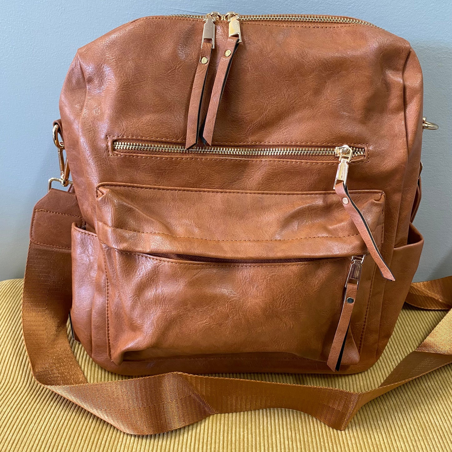 The Brooke Backpack - Camel