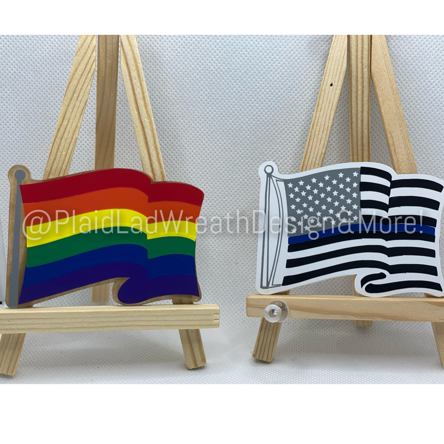 3" Custom Waving Flag