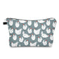 Chickens Teal - Water-Resistant Multi-Use Pouch