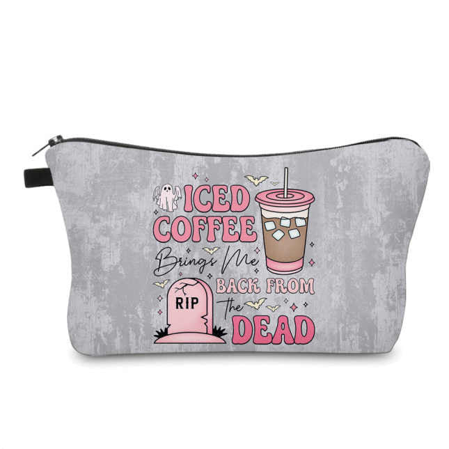 Iced Coffee - Water-Resistant Multi-Use Pouch