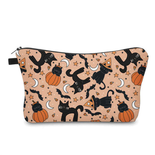 Black Cats - Water-Resistant Multi-Use Pouch