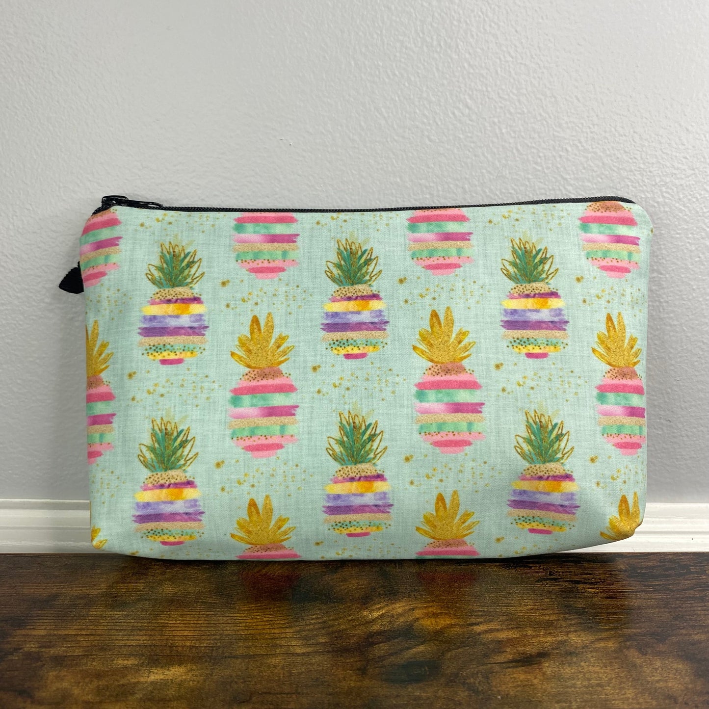 Glittery Pineapple - Water-Resistant Multi-Use Pouch