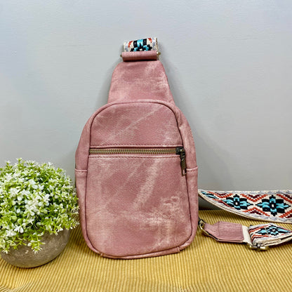 The Sam Sling - Denim + Suede