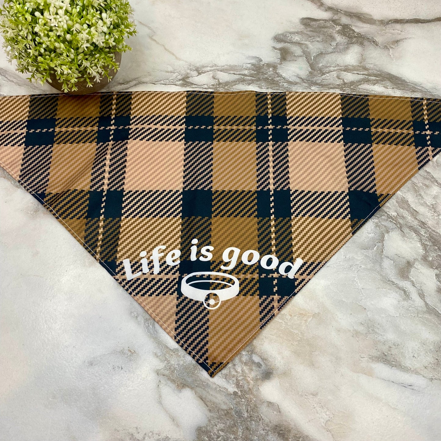 Dog Bandana - Sayings - Life Is Good