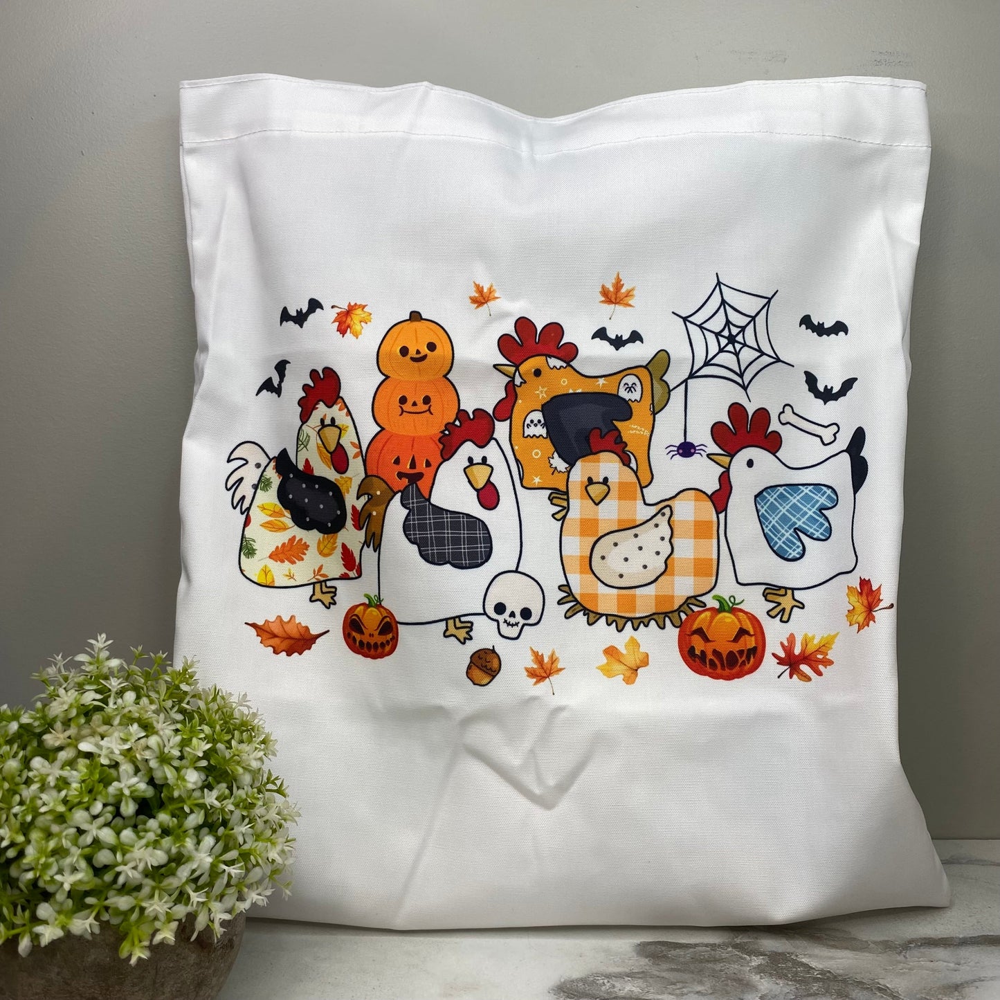 Tote Bag - Halloween - Chickens