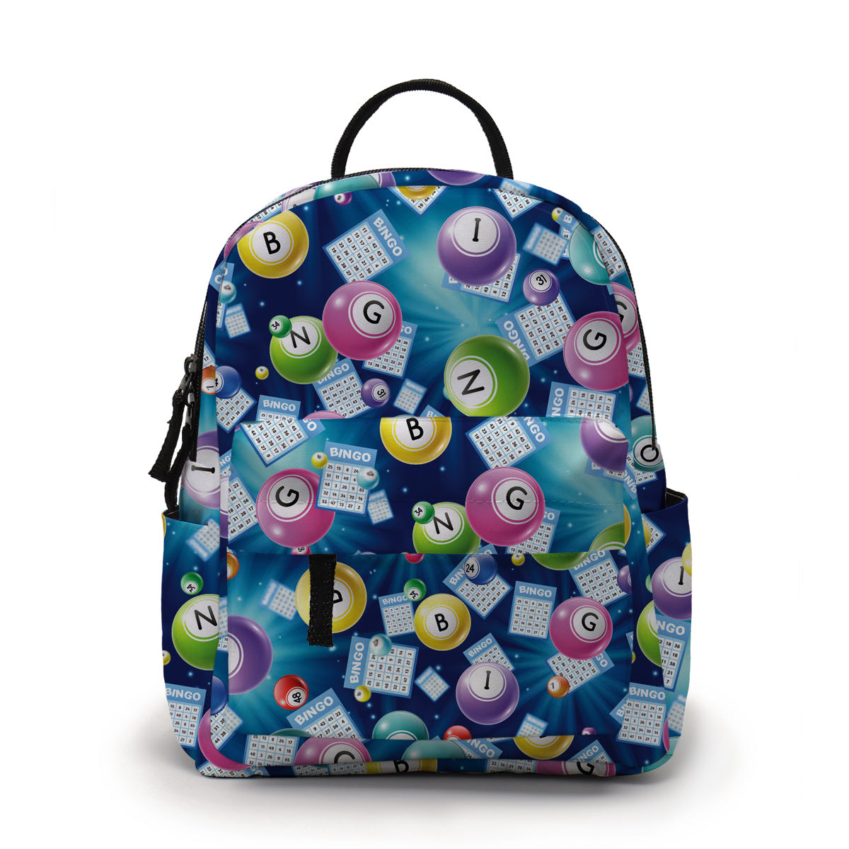 Bingo Galaxy Card Balls - Water-Resistant Mini Backpack